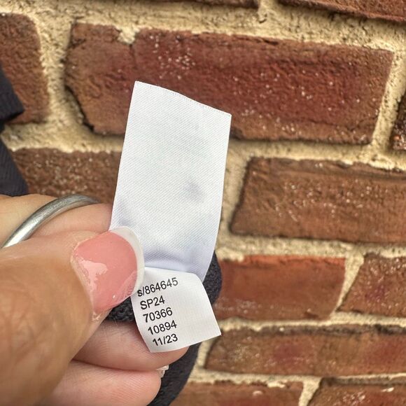 Ann Taylor Factory 100% acrylic knit poncho sweater blue MEDIUM/ LARGE NEW - Picture 4 of 5